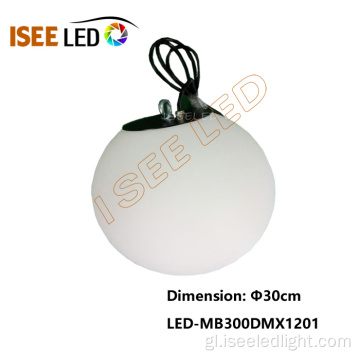 DMX 512 DIMMING RGB BALL LED RGB